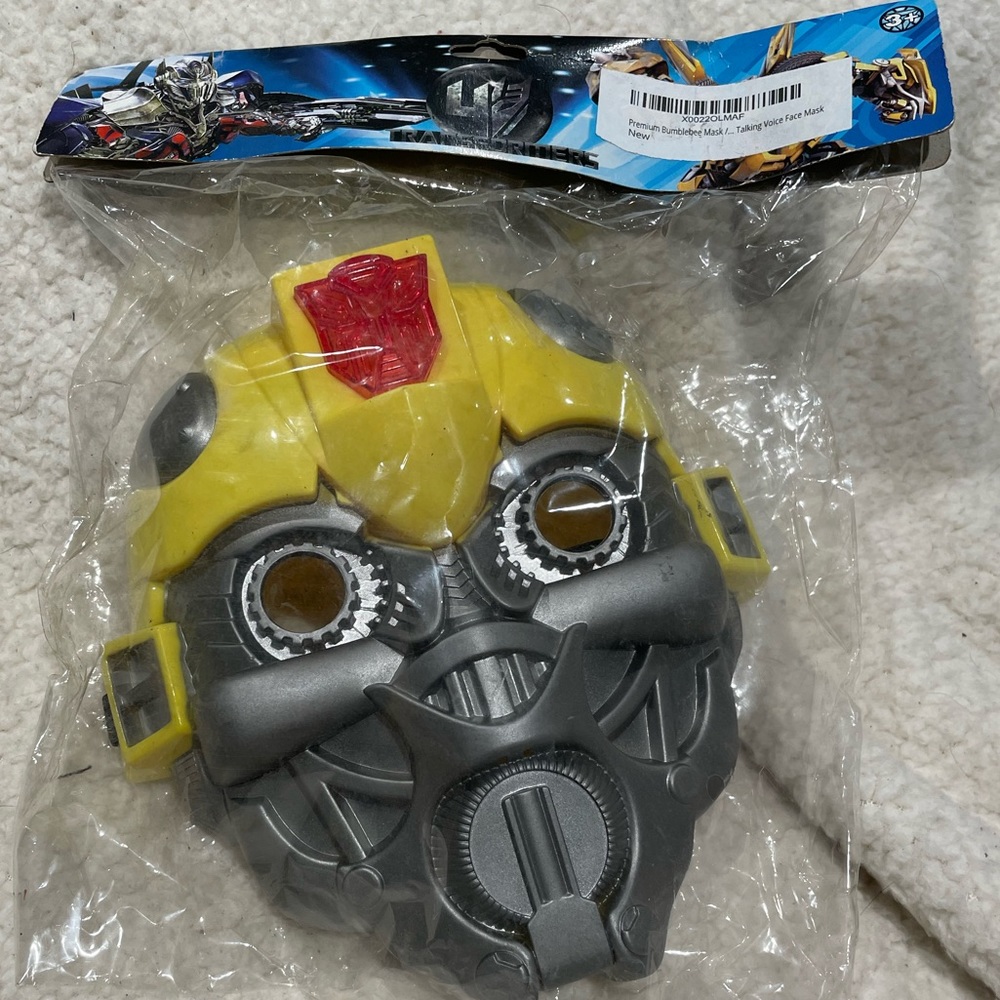 Bumblebee Mask/Bumblebee Talking LED Face Mask - Picture 1 of 4